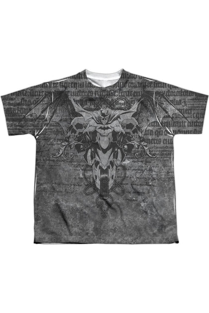 Gildan Batman Ride Free Kurzarm Jugendlich Poly Crew Tee Grau XLarge 2