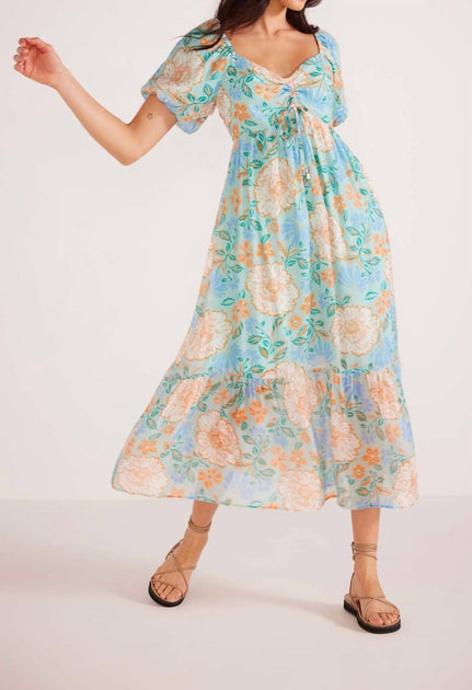 MINKPINK Evelyn Midi Dress Multi XL 4