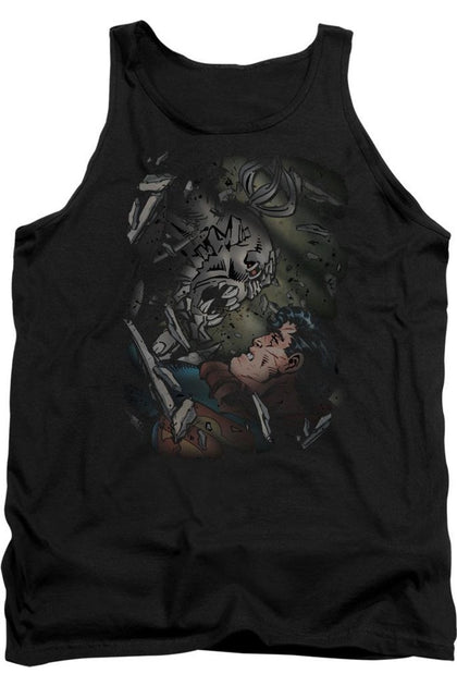 Gildan Superman Epic Battle Tank Top Black XXL 2