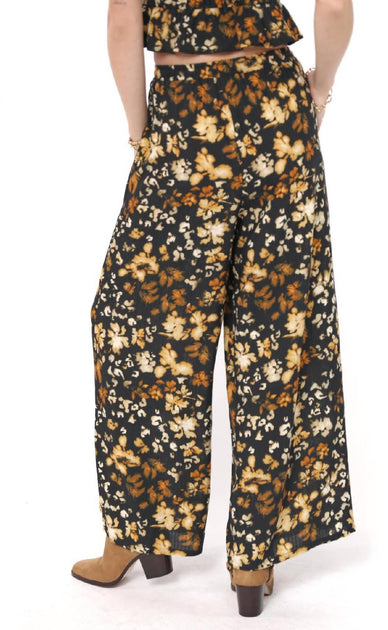Sadie & Sage Relaxed Wide-Leg Pants Black Large 4