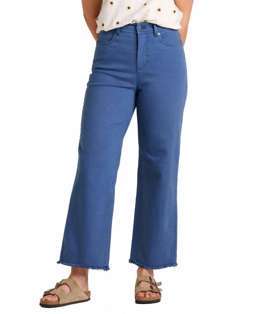 Toad&Co Balsam Seeded Cutoff Pant Blue US 8 2