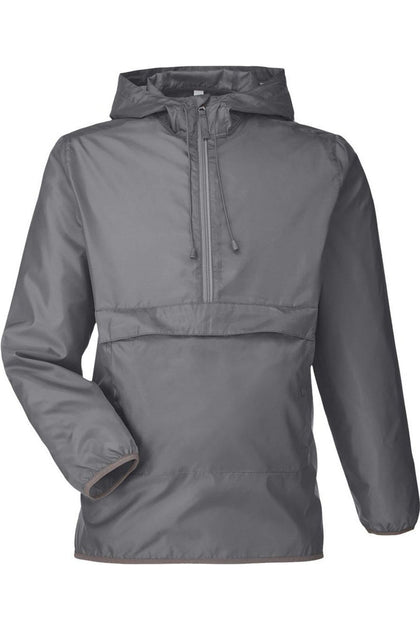 Team 365 Zone Protect Packable Anorak Jacket Grey Medium 2
