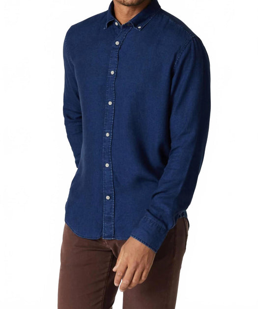 34 Heritage Denim Shirt Blue Medium 2