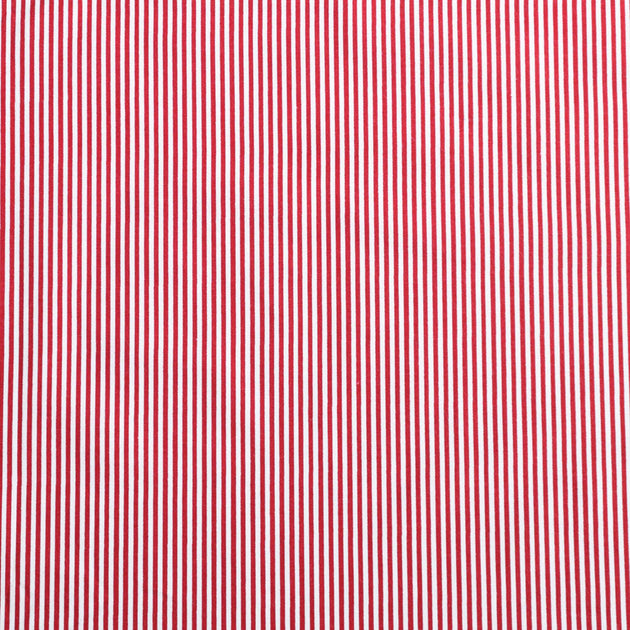 Nautica Penny Pinstripe Red Queen Sheet Set 4