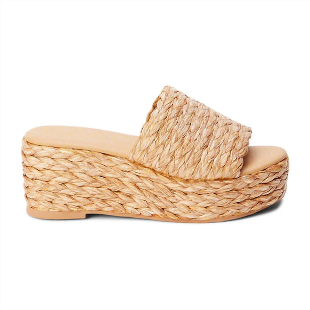 Matisse Peony Platform Sandal Brown US 7 3