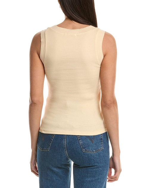 Pro-Ject Social T Salgado Rib Ringer Tank Yellow Medium 3