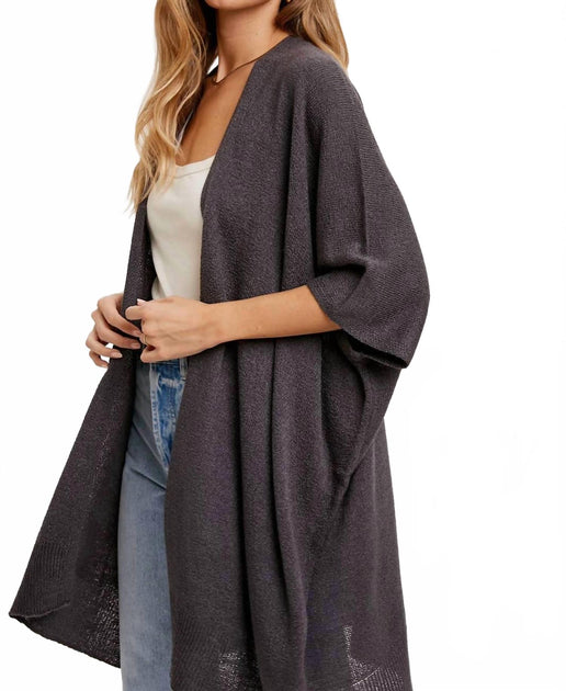 BluIvy Ayla Cardigan Gris M/L 3