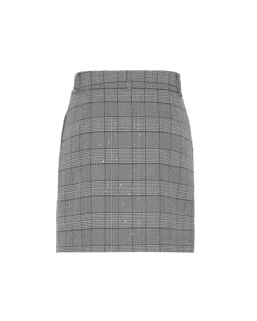 Theo the Label Eudora Mini Skirt Grey Medium 4