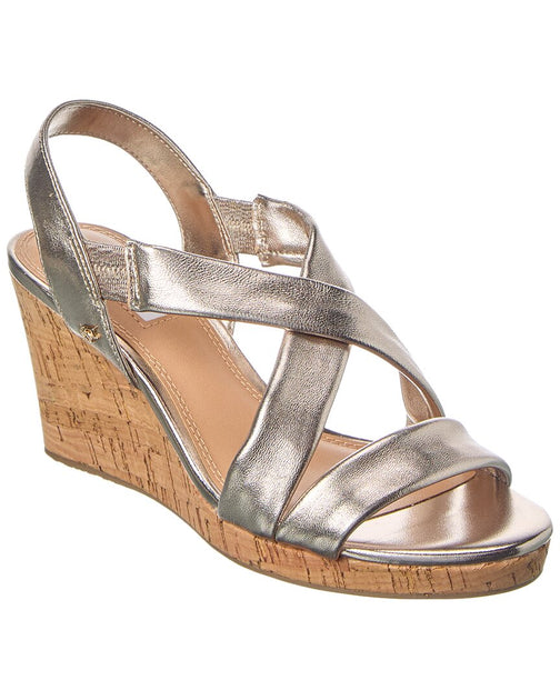Dune London Kamies Wedge Sandal Silver EU 41 2
