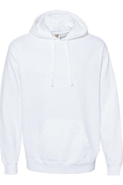 Comfort Colors Garment-Dyed Hooded Sweatshirt White XLarge 2