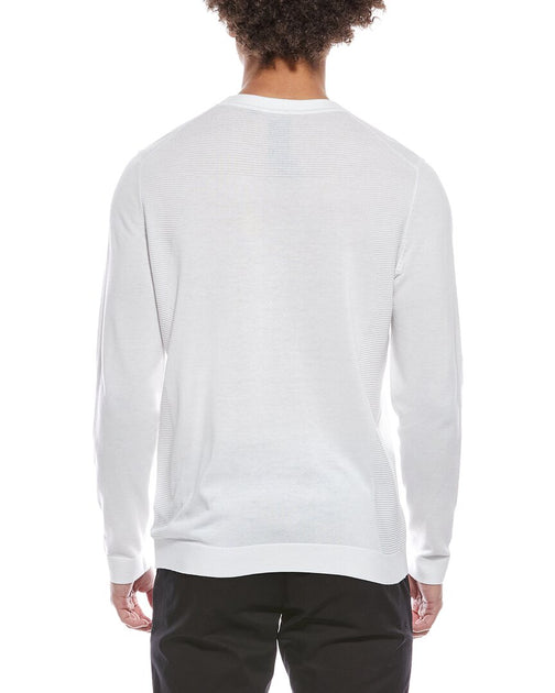 Hugo Boss Momentum Lite Crewneck Sweater White Medium 3