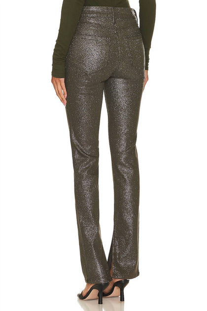PAIGE Constance Luxe Coating Skinny Jeans Silber 25 4