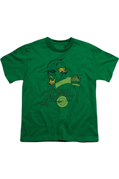 Gildan DC Comics Close Up Youth T-Shirt Green Large 2