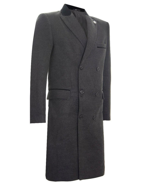 Oliver Tweed Crombie Overcoat Grey US 48 Regular 3