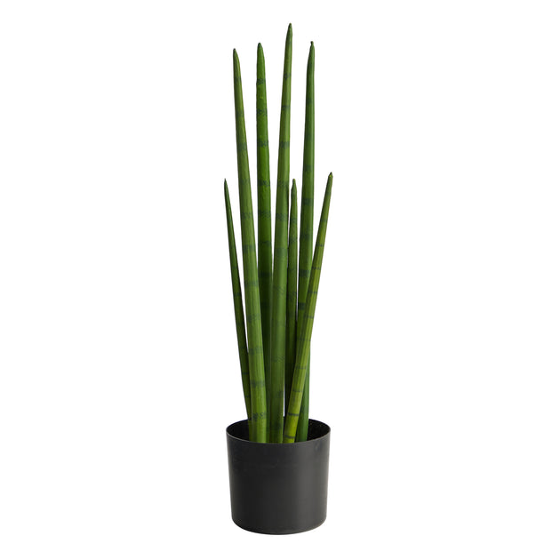 Hivvago Sansevieria Artificial Plant Green 2