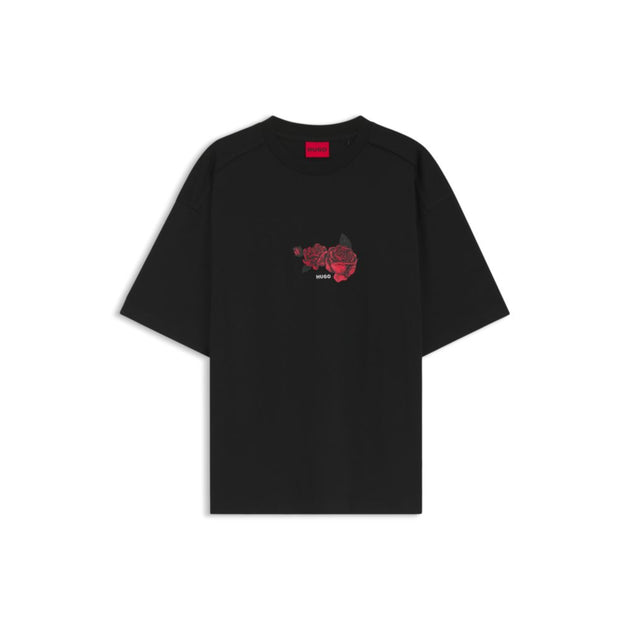 Hugo Boss Rose-artwork T-shirt Black XL 2