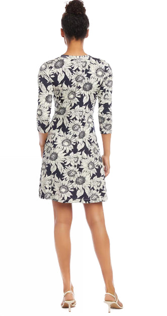 Karen Kane A-Line Dress Multi Medium 3