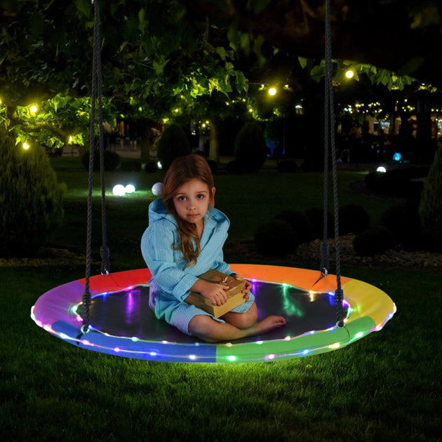 Hivvago Saucer Tree Swing Multicolor 6