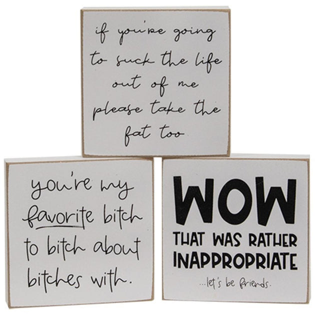 Hivvago Square Decorative Block Assorted 2