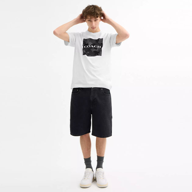 Coach Outlet Camo Classic T Shirt In Organic Cotton | ShopSimon