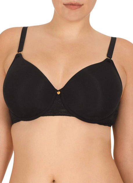 Natori Bliss Perfection Contour Underwire Bra Black 32B 2