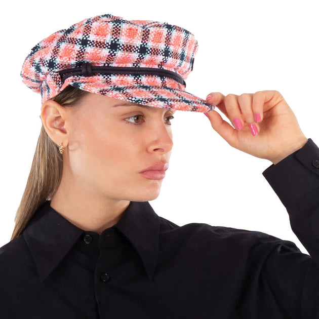 Maison Michel Ladies Multicolor New Abby Tweed Sailor Cap