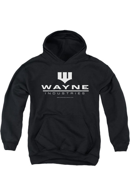 Gildan Batman Wayne Logo Hooded Sweatshirt Black Small 2