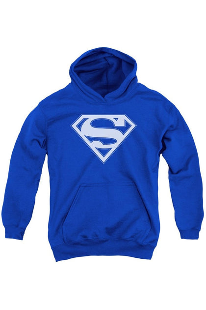 Gildan Superman Hooded Sweatshirt Blue Medium 2