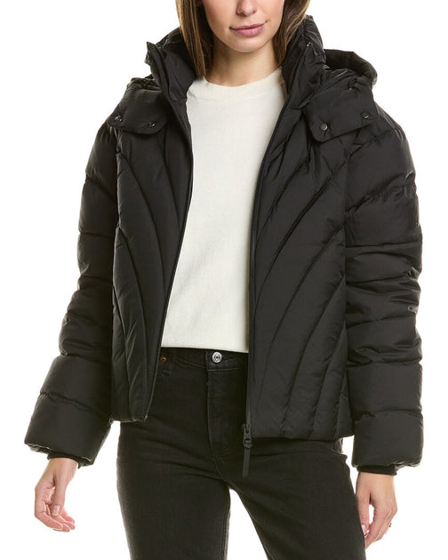 Mackage Quilted Puffer Jacket Black Medium 2