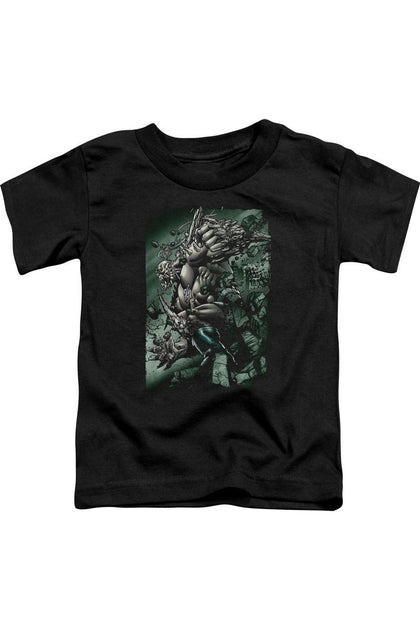 Gildan Superman Doomsday Destruction T-Shirt Black 4 Years 2