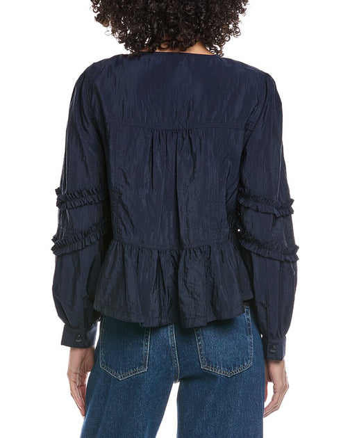 Cinq à Sept Kumiko Jacket Blue XS 3