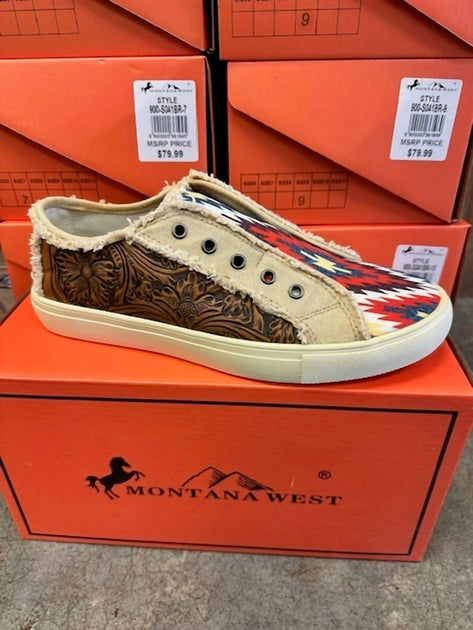 Montana West Women's Canvas Shoe Multi US 11 2