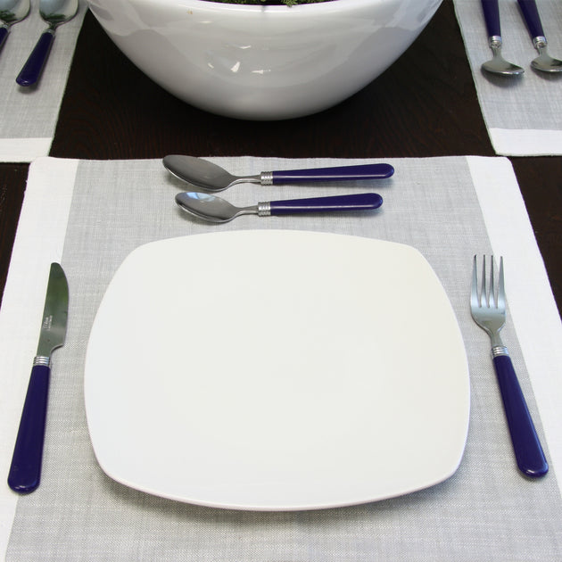 Gibson Sensations II Flatware Set Blue 16 Piece 4