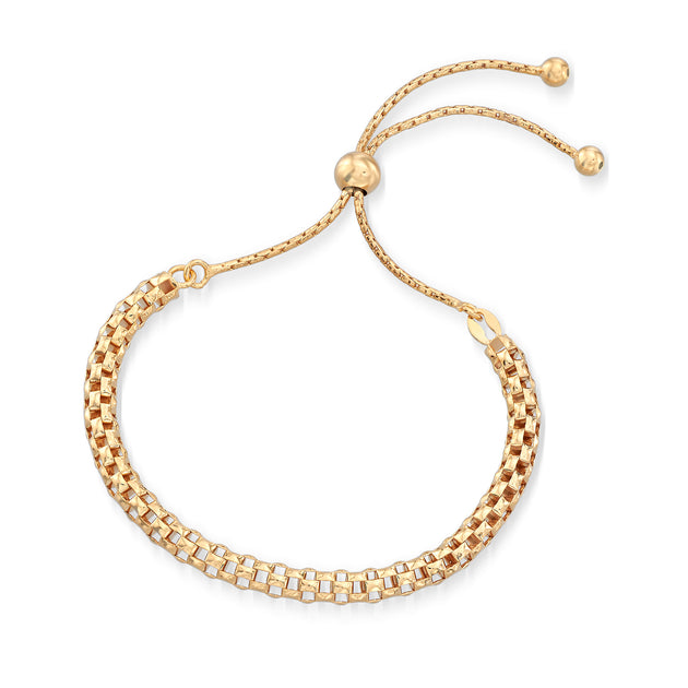 Ross-Simons Mesh Bolo Bracelet Gold 4