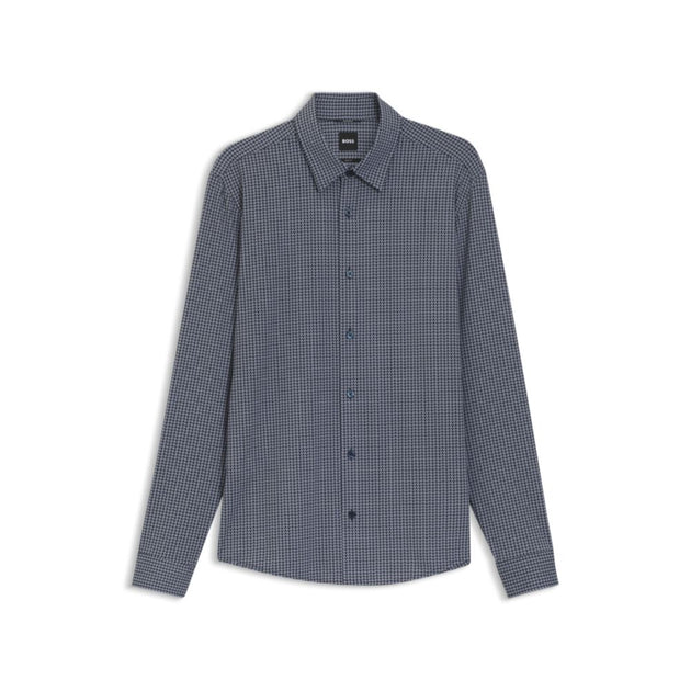 Chemise Boss coupe slim gris Small 2