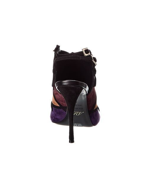 Roger Vivier Suede Sandal Purple EU 37 4