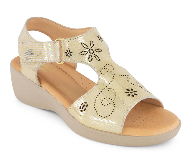 Andrea 65431 Wedge Sandals Beige US 7 3