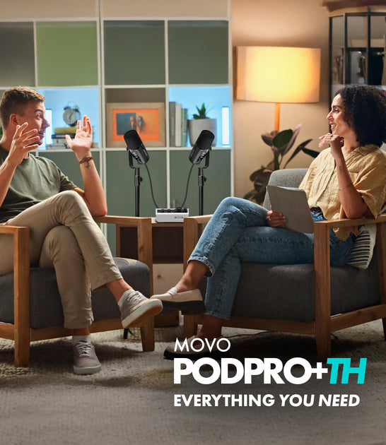 Movo Podcast Equipment Bundle Black 3