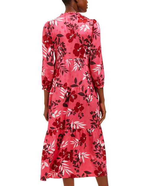 Draper James Katie Midi Dress Pink XSmall 3