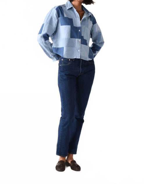 CISSA Belle Patchwork Denim Shirt Multi XSmall 3