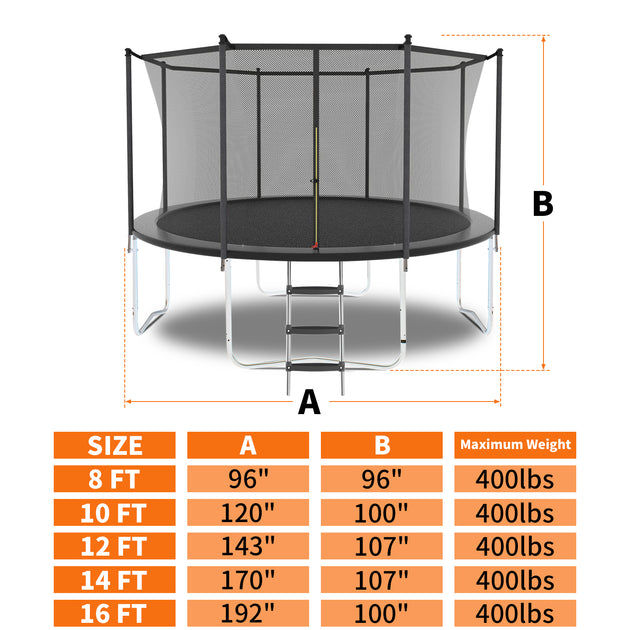 Streamdale Family Trampoline 14ft 3