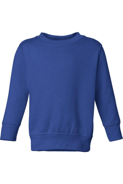 Rabbit Skins Toddler Fleece Crewneck Sweatshirt Blue 5 Years 2