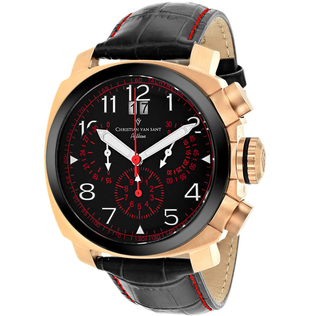 Christian Van Sant Grand Python Round Black 48mm 3
