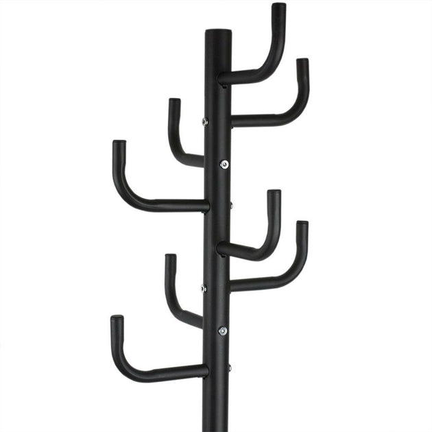 Hivvago Metal Hall Tree Coat Rack Black 3