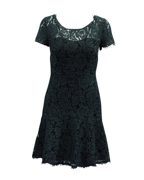 Diane von Furstenberg Lace Dress In Grey Polyester