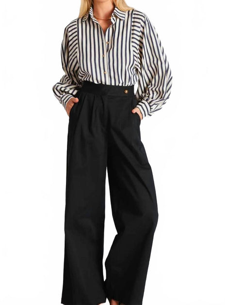 bishop + young Aly Dolman Sleeve Striped Top White Medium 3
