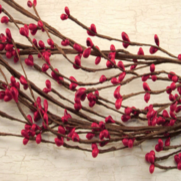 Hivvago Pip Wispy Garland Red 122 cm 2