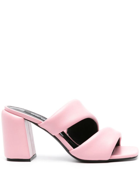 Sergio Rossi Padded Double-Strap Sandals Light Pink US 7 2