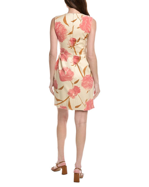 Lela Rose Floral Mini Dress Pink US 16 3
