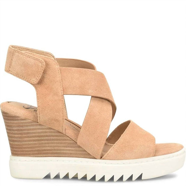 Sofft Uxley Platform Sandal Beige US 9.5 2
